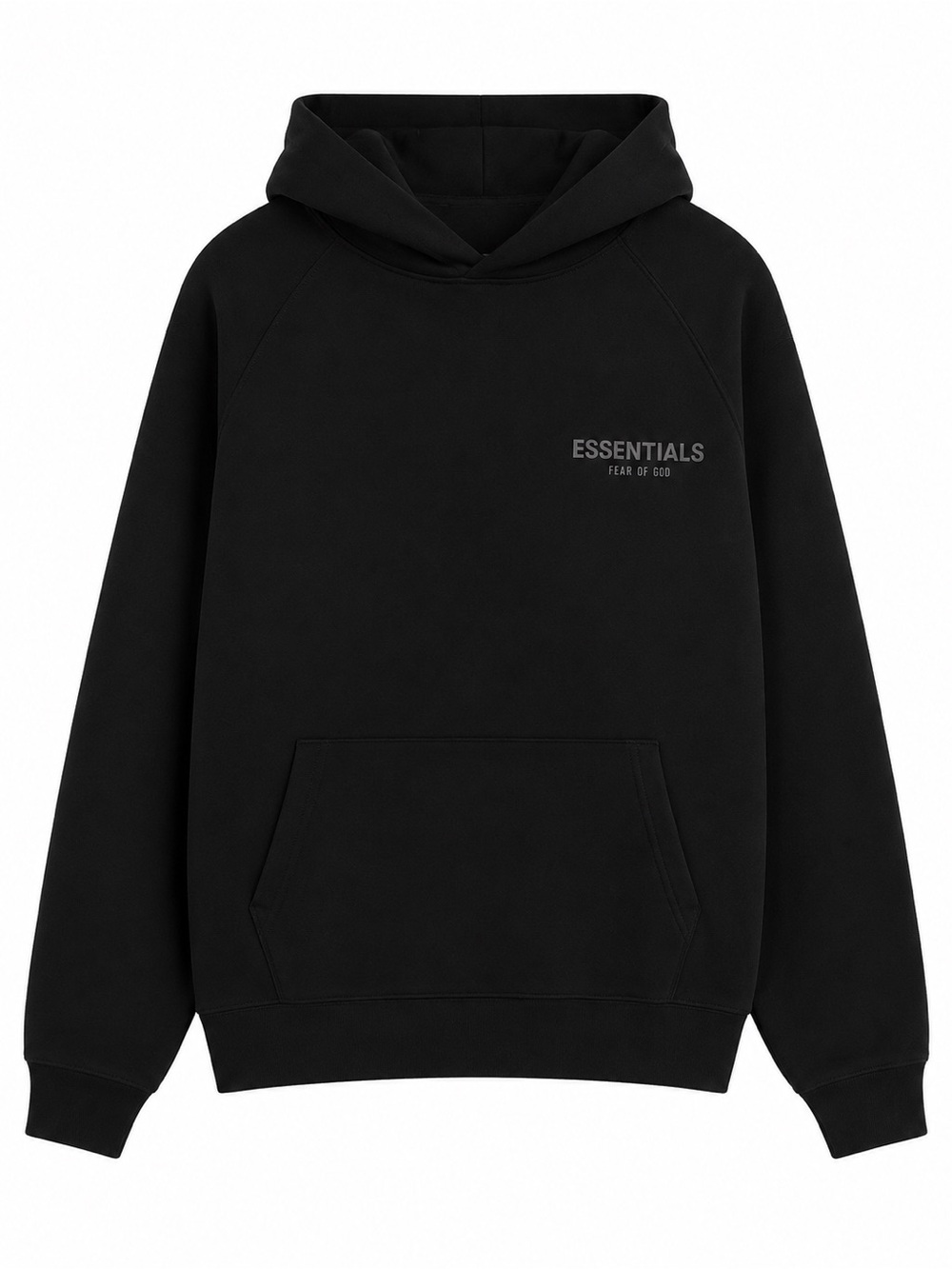 Fear of God Essentials Black Pullover Hoodie